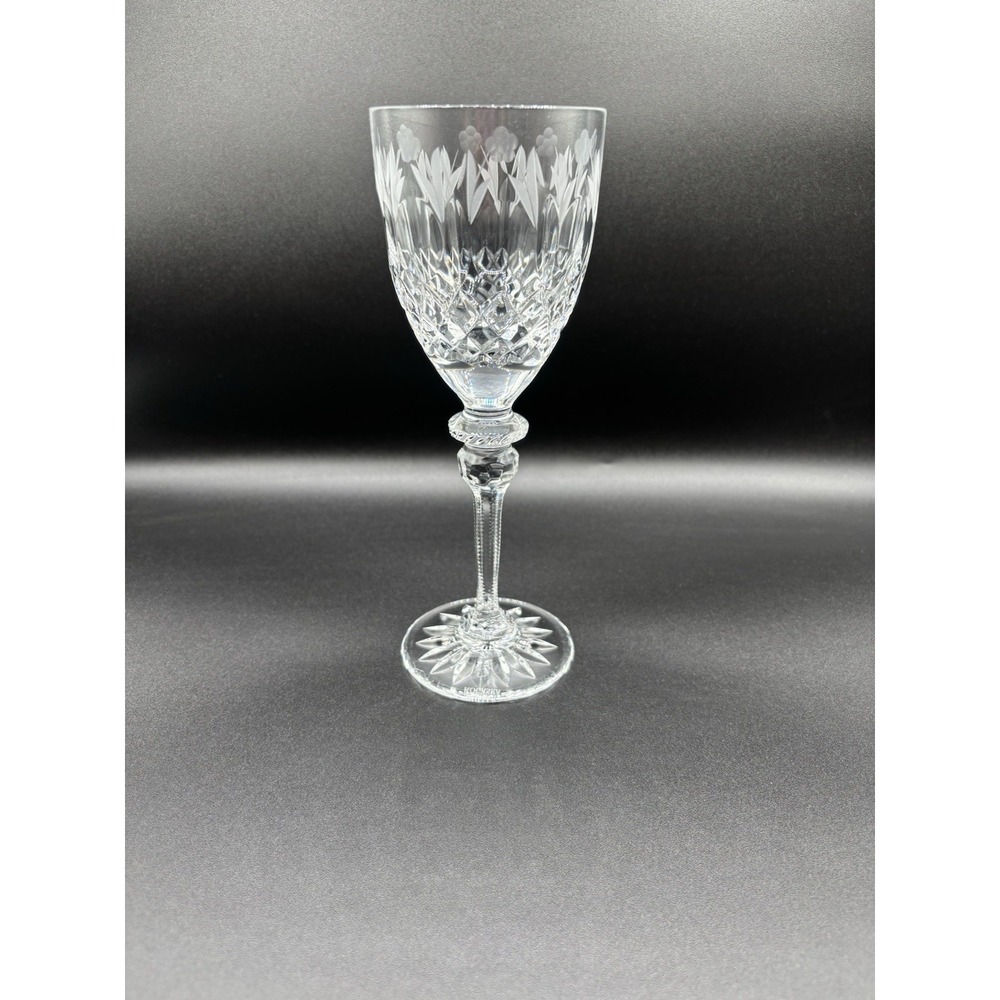 Rogaska Crystal "Queen" Cordial Glasses Hand Blown 7.75"